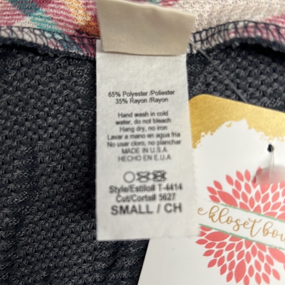 NWT - 7th Ray - Hooded Sweater Size Small - Picture 5 of 5